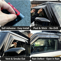 Déflecteurs de fenêtre de haute qualité pour Chery ICAR 03 03T Fengyun X3 X3L X3PLUS, pare-pluie, visière latérale, protection solaire et pluie