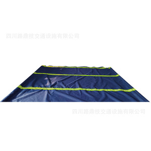 Valla de Seguridad Retráctil y Plegable de Tela Oxford de Chengdu, Valla de Aislamiento para Mantenimiento, Valla de Seguridad para Construcción, Plegable en Tres Partes - Product Image 1