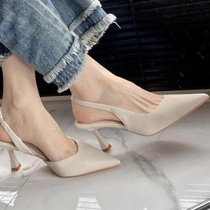 Sandali da Donna Primaverili ed Estivi di Design, Eleganti e Leggeri con Tacco Alto, Colore Vivace per Passeggiate all'Aperto - Product Image 4