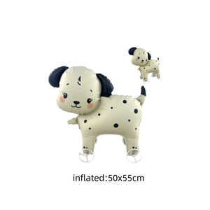 Nuevo Diseño de Globos de Aluminio Metálicos Coloridos con Forma de Animales de Dibujos Animados en 4D, Ecológicos, Pingüino, Perro Manchado, Oso de Graduación, <span class=keywords><strong>Circo</strong></span> - Product Image 5