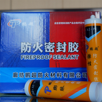 Scellant ignifuge pour joints de construction, mastic ignifuge intumescent pour murs et pénétrations extérieures