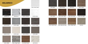 Meilleures ventes de meubles de salle à manger italiens de haute qualité avec dessus plié en mélamine et pieds en forme de X en métal - Product Image 4