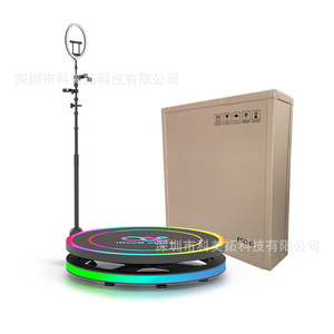 <strong>360</strong> Photo Booth With Glass Windmill Design 80x100x115cm Flight Case For Smartphones Digital Print 3-4 People Capacity - Product Image 5