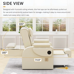 Sillones <span class=keywords><strong>de</strong></span> <span class=keywords><strong>Manicura</strong></span> <span class=keywords><strong>de</strong></span> Lujo Multifuncionales, <span class=keywords><strong>Spa</strong></span> para Pies, Silla <span class=keywords><strong>de</strong></span> Pedicura y Masaje Reclinable Eléctrica Personalizada para Salón <span class=keywords><strong>de</strong></span> <span class=keywords><strong>Uñas</strong></span> - Product Image 5