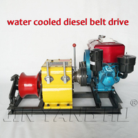 Nouveau câble de treuil diesel d'entraînement de courroie de Traction tirant le treuil électrique essence 3ton 5ton 8ton moteur diesel treuil motorisé