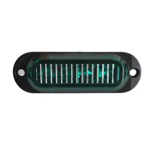 12V/24V Safety warning side light surface mount 4LED super Bright strobe light for car truck