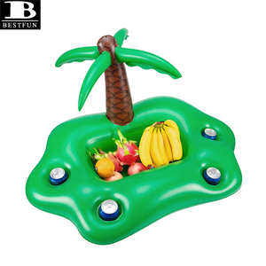 Bar flottant gonflable en forme <span class=keywords><strong>de</strong></span> palmier pour <span class=keywords><strong>piscine</strong></span>, refroidisseur <span class=keywords><strong>de</strong></span> boissons, porte-gobelets, jouet d'été pour la plage et l'extérieur, pour adultes et enfants - Product Image 4
