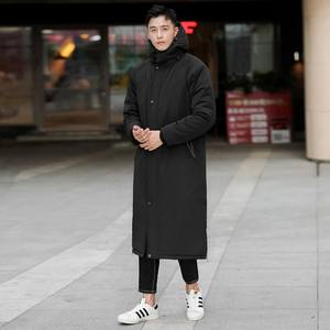 סיטונאי Mens Parka מעילי רוכסן ללבוש להתחמם אמצע אורך למטה מעיל מחומם ארוך חורף מעיל לגברים - Product Image 5