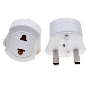 Adaptor Steker US Ke UK 13A 250V Tipe A/Tipe B Ke Tipe G Konverter Inggris Singapura Malaysia Dubai Hongkong Colokan Adaptor Perjalanan