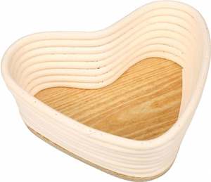 Panier chauffe-<span class=keywords><strong>pain</strong></span> avec pierre façonnant un <span class=keywords><strong>pain</strong></span> <span class=keywords><strong>au</strong></span> <span class=keywords><strong>levain</strong></span> ovale pour Banneton rotin en osier naturel fait <span class=keywords><strong>maison</strong></span> - Product Image 1