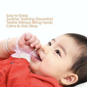 Silicone Transparent bébé molaires jouets de dentition doux Anti-manger main pouce Bracelet pour nouveau-nés et tout-petits - Product Image 4
