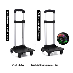 Tùy Chỉnh Nhôm 2 Bánh Xe Trường Túi Xử Lý Kính Thiên Văn Có Thể Gập Lại Xe Đẩy Xử Lý Bánh Xe Đẩy Giỏ Hàng Cho Hành Lý Ba Lô - Product Image 3