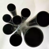 Tuyau de drainage d'eau de toiture en HDPE PE100 PN10 résistant aux UV, système siphonique, connexion électrofusion, tube flexible, durable, léger