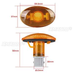 4 ชิ้น 12V LED รถ ไฟเลี้ยวด้านข้างเลนส์สำหรับฟอร์ด F150 F250 F350 F450 F550 1999-2010 - Product Image 6