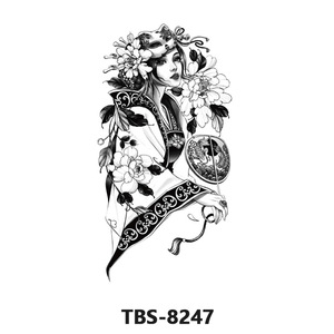 Tatuaggio Temporaneo a Trasferimento d'Acqua Stile Giapponese per Braccio Donna Design Adesivo - Product Image 5