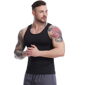 Slim Fit ginásio treino camiseta compressão atlética do homens sob camada base Sport <span class=keywords><strong>Tank</strong></span> Tops