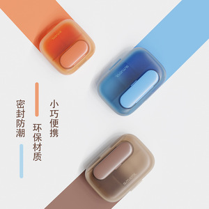 Portable pillbox, a <b>small</b>, airtight medicine storage box for daily meals, and a convenient <b>container</b> for repackaging pills and - Product Image 1