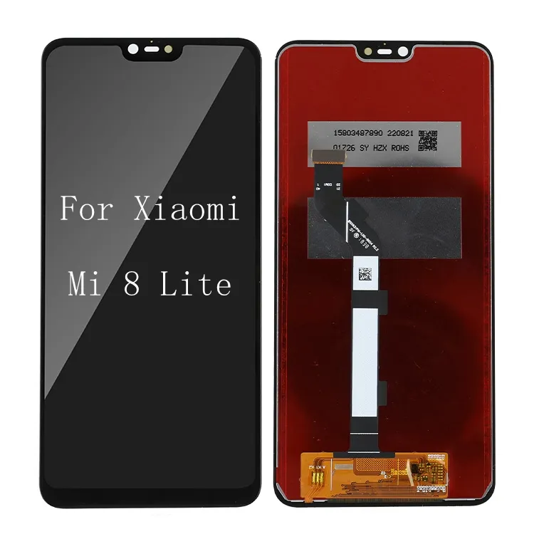 Wholesale Mobile Parts Premium Quality 6.26" Mobile Phone Lcds Display Black White For Xiaomi Mi 8 Lite Display