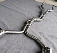 Knalpot Performa Tinggi RVE Audi RS4/RS5 B8.5 4.2L 2012-2016 Pipa SS304 Muffler Racing Sport Sistem Knalpot Valvetronic
