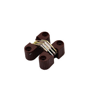 Pepsi <b>Concealed</b> Hinges For Folding Doors 4mm Plastic Cross Hinge With Silent Operation - Product Image 2