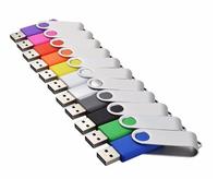 Flashdisk USB Promosi Murah Grosir, Dapat Disesuaikan, Model Putar, Kapasitas 256MB 512MB 1GB 2GB 4GB 8GB