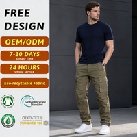 Pantalon de performance léger, extensible, coupe droite ajustée, anti-plis, séchage rapide, écologique, pour homme, noir, devant plat, avec passants de ceinture