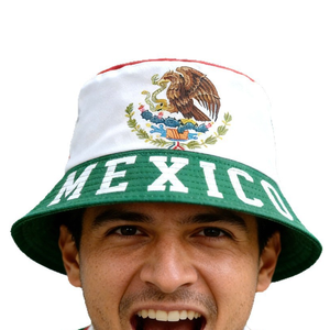 Chapeau Bob Personnalisé Drapeau National Unisexe Imprimé Drapeau National Chapeau de Soleil pour <span class=keywords><strong>Voyage</strong></span>/Festivals/Fans de Sport/Été Extérieur & Tenue de Fête - Product Image 3