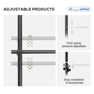 YIJIALE Porte-vêtements ouvert de haute qualité / Premium / Classique, sans outils, pour petits espaces - Product Image 5
