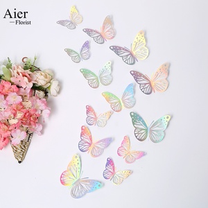 Aierflorist <span class=keywords><strong>Adesivi</strong></span> Murali 3D a Forma di Farfalla, Decorazione Colorata in Metallo con Texture Stereoscopica <span class=keywords><strong>per</strong></span> Casa e Feste - Product Image 6