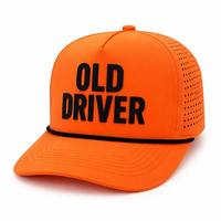 Gorras Deportivas Personalizadas de Secado Rápido, Estructuradas, con Logotipo de PVC en 3D, 5 Paneles, Impermeables, con Orificios Cortados con Láser, Gorras de Béisbol