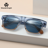 Nouvelles Lunettes de Soleil Tendance Rétro Classiques de Designer, Monture Carrée Complète, Protection UV400, Légères, Logo Personnalisé