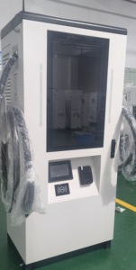 Système de recharge rapide pour VE certifié CE, double borne de charge 180 kW, compatible UE, avec lecteur de carte de paiement UE - Product Image 3
