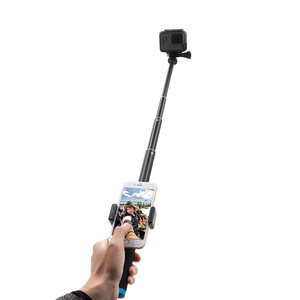 Nhôm Ảnh Tự Sướng Stick Với Tripod Trong Xử Lý Ảnh Tự Sướng Cực <span class=keywords><strong>Monopod</strong></span> Với Điện Thoại Di Động Clip Núi Mở rộng Để 35.5Inch Cho Máy Ảnh - Product Image 2