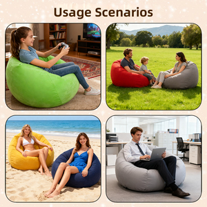 Wholesale Price Modern Single Adult <b>Inflatable</b> Lazy <b>Sofa</b> Foldable Soft Flocking Leisure Office Chair Simple Comfortable Air - Product Image 6