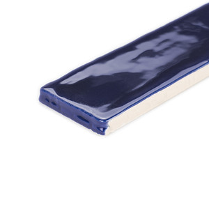 Piastrella Creta 50 Blu Scuro 5x50 Cm Lucida con Bordi Irregolari - Product Image 3