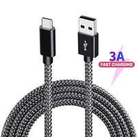 Harga Pabrik Kabel Data Pengisian Cepat 3A untuk Ponsel Komputer Universal Kabel C Port Cable USB
