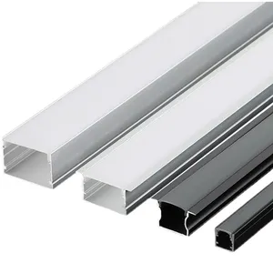 Profil en aluminium de canal en forme de U pour la lumière de barre de profil en aluminium de bandes de LED