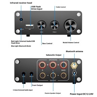 Hifi ateş dereceli yüksek güç 2.1-kanal amplifikatör için ev masaüstü için Bluetooth Bluetooth ağır bas Metal malzeme