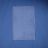 Nouveau design blanc maille artisanat sacs ultra rigide 7 maille point brillant croix tissé à la main et coupé en plastique grille feuille toile