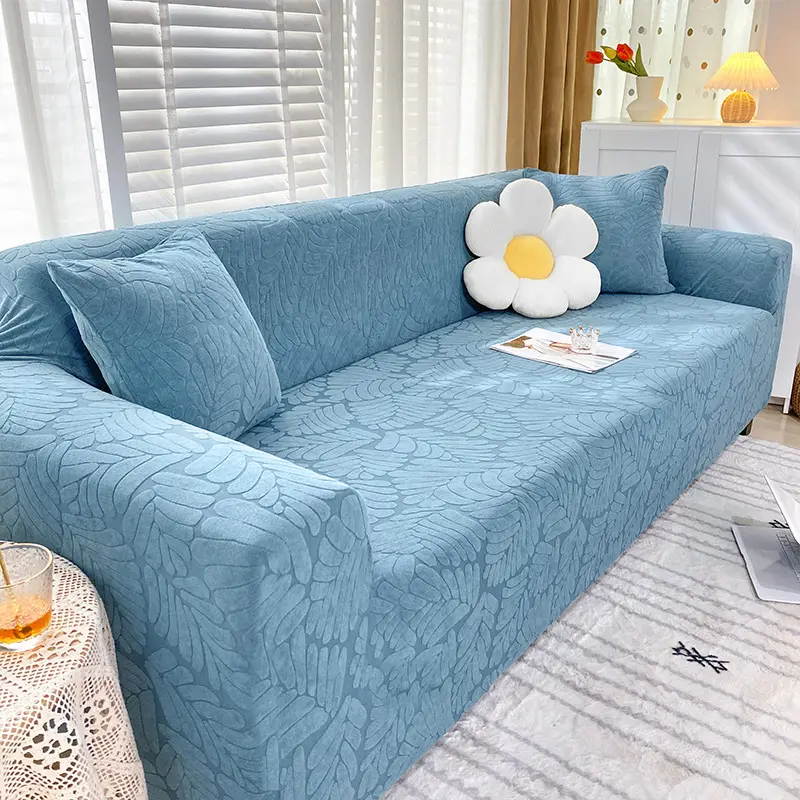 Vendita calda protettore moderno, Design impermeabile Stretch elastico divano copridivano pianta Jacquard fodera per la decorazione domestica/