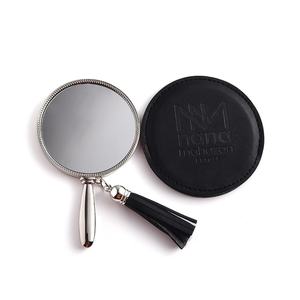 Hot Selling Custom Logo Metal New Design Durable Portable Handheld Vanity Makeup <b>Mirror</b> - Product Image 2