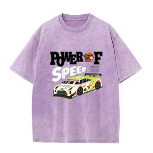 Hochwertiges Oversized T-Shirt aus 100% Baumwolle, Schwerer Streetwear-Stoff, Gewaschen, Individuell mit DTG-Druck für Herren, Unisex - Product Image 4