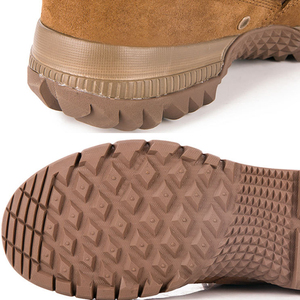 Bottes de randonnée pour hommes DF22 en daim marron, lacées, imperméables, toutes saisons - Product Image 3