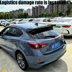 Alerón Doble Trasero de Fibra de Carbono Real/FRP para Mazda 3 Axela Hatchback 2014 2015 2016 2017 - Product Image 2