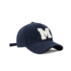 Casquette de baseball pour femmes Chapeau d'hiver en velours côtelé Chapeau de baseball brodé en serviette M - Product Image 6