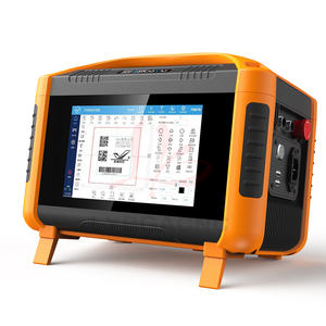 เครื่องเลเซอร์ไฟเบอร์แบบมือถือ Max 30W เครื่องเลเซอร์มาร์กกิ้ง 20W แบบเสียบปลั๊ก/ไร้สาย แบตเตอรี่ลิเธียม สำหรับแกะสลักโลหะ เหล็ก ป้ายห้อยคอสุนัข - Product Image 6