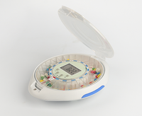 Dispensador Automático de Pastillas con Wi-Fi, 28 Días, Material ABS, Pantalla LCD Grande, Tapa Transparente, Gestión Mensual de Medicamentos, Uso Doméstico