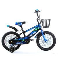 Vélo pour enfants Prince Boys de 14 et 16 pouces avec frein à main et roues d'entraînement, jouet d'extérieur pour enfants de 3 à 6 ans