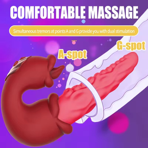 3 IN 1 Double Tongue 10 Frequency Strong Waterproof Internal Octopus Tongue <b>Vibrator</b> for Women - Product Image 6