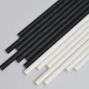 Individually Wrapped White Custom Supplier Drinking Biodegradable Recyclable Paper Straw